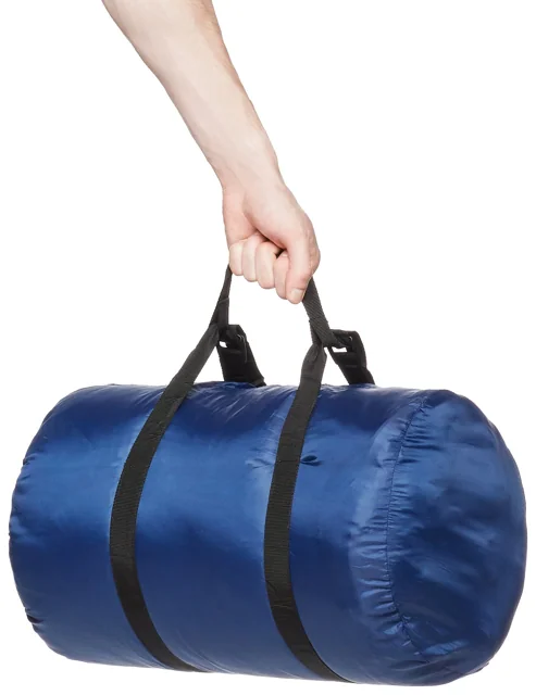 AmazonBasics 信封式露營睡袋 藍色 實物圖 2