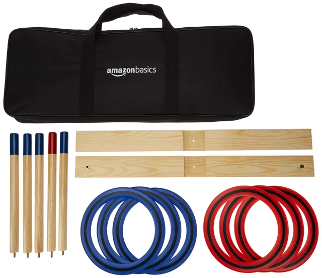 AmazonBasics 木製套圈遊戲組 實物圖 3