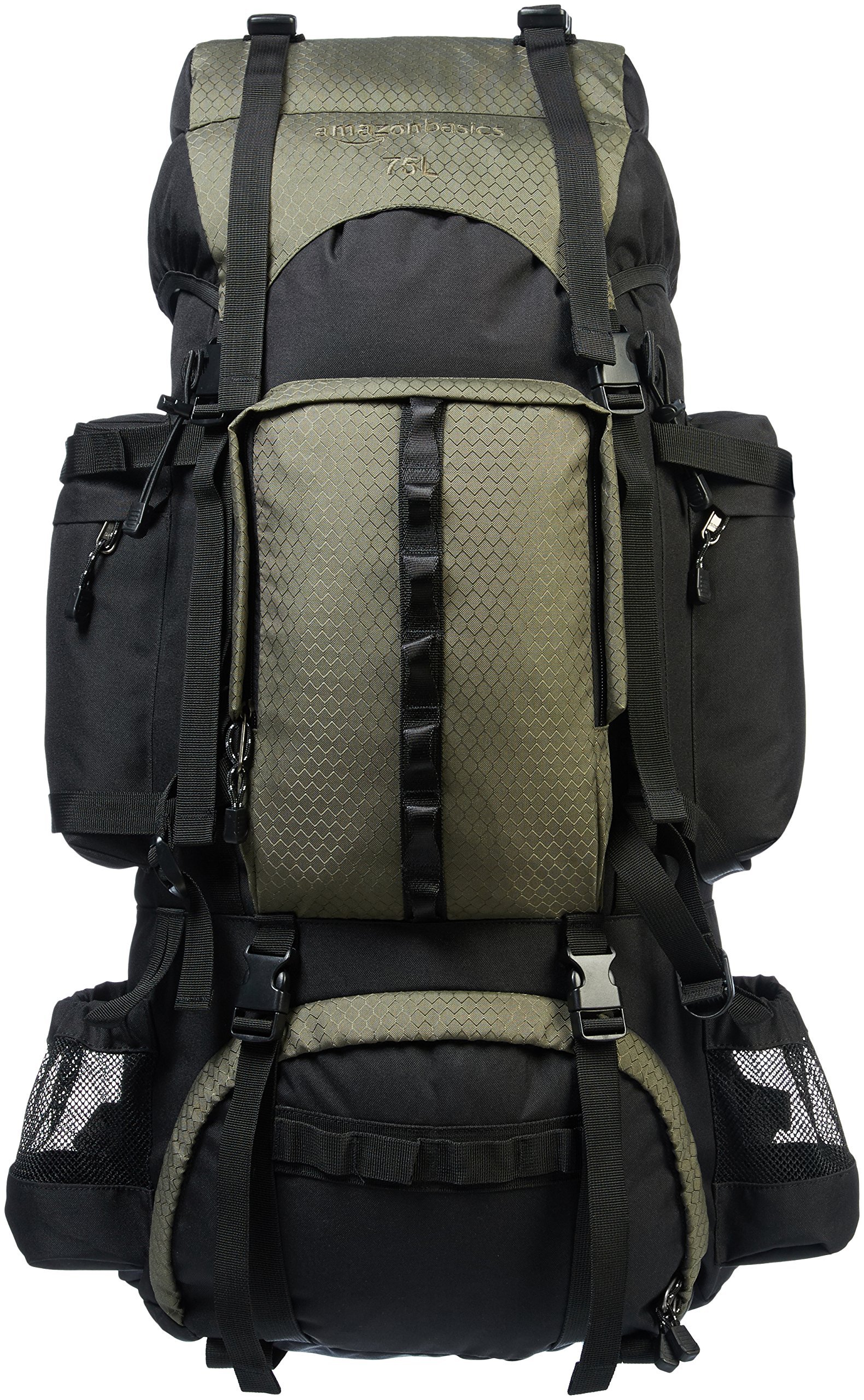 AmazonBasics 內架行山背囊 75L 綠色