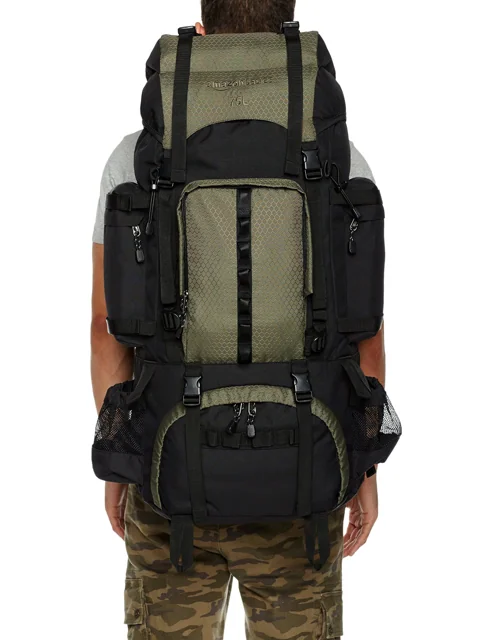 AmazonBasics 內架行山背囊 75L 綠色 實物圖 4