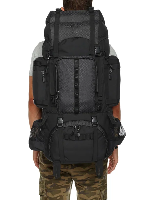 AmazonBasics 內架行山背囊 75L 黑色 實物圖 4